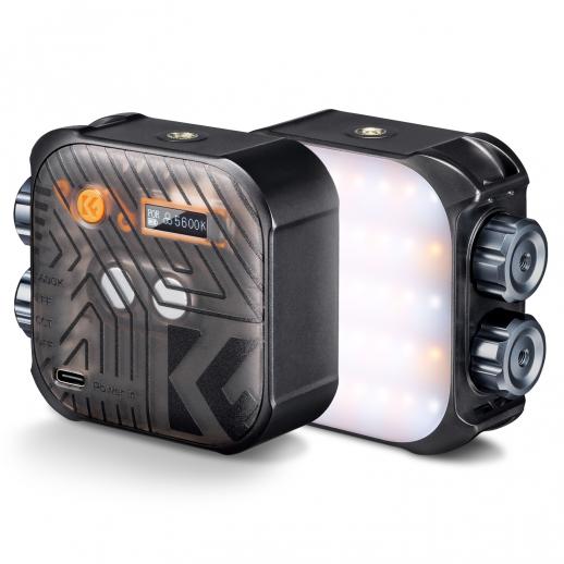 K&F Concept Bi-Color LED Video Light, 2000mAh Rechargeable Portable Camera Lights, CRI 96+, 2500K-9900K, 15 Light Effects, Photography Lighting for Vlogging, Selfie (Black) K&F Concept Bi-Color LED Video Light, 2000mAh Rechargeable Portable Camera Lights, CRI 96+, 2500K-9900K, 15 Light Effects, Photography Lighting for Vlogging, Selfie (Black)